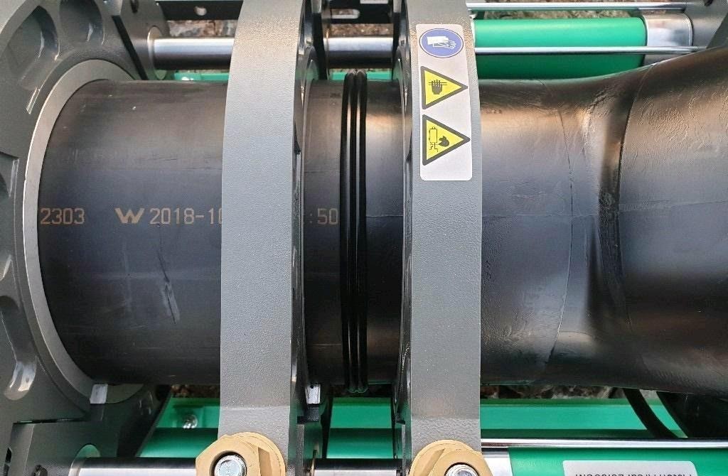 HDPE fuse joint during pipe fusion process